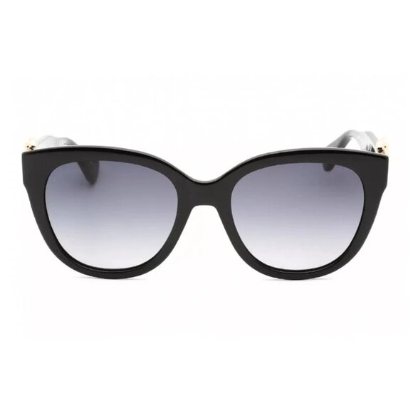 NEW MOSCHINO SUNGLASSES BLACK GREY WOMEN EYEWEAR MOSCHINO MOS143/S 0807 9O